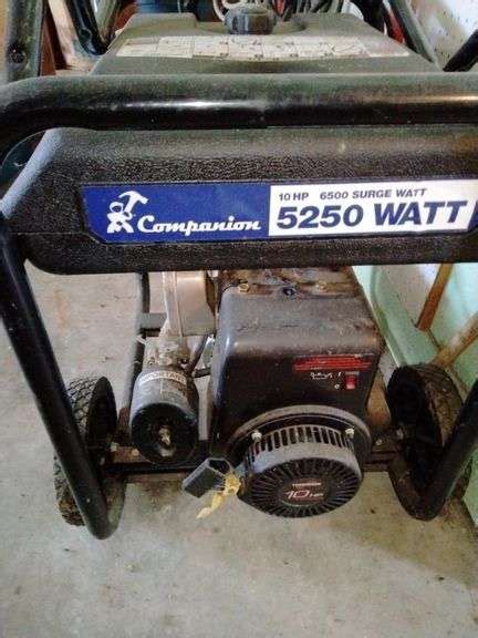 companion generator 5250|companion 5250 watt 10hp generator.